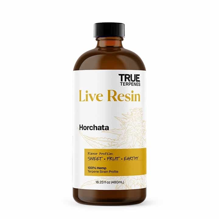 Horchata live resin terpenes from true terpenes